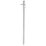 Vidaxl Zeltheringe 24 Stück 8 mm 30 cm verzinkter Stahl