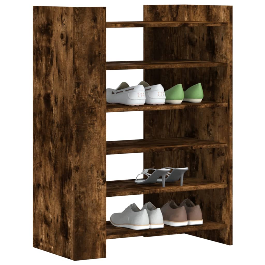 VidaXL shoe cabinet 74.5x37.5x100 cm Properted wood Smoked oak colored