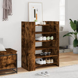VidaXL Schuhschrank 74,5 x 37,5 x 100 cm, Holzwerkstoff, geräucherte Eiche
