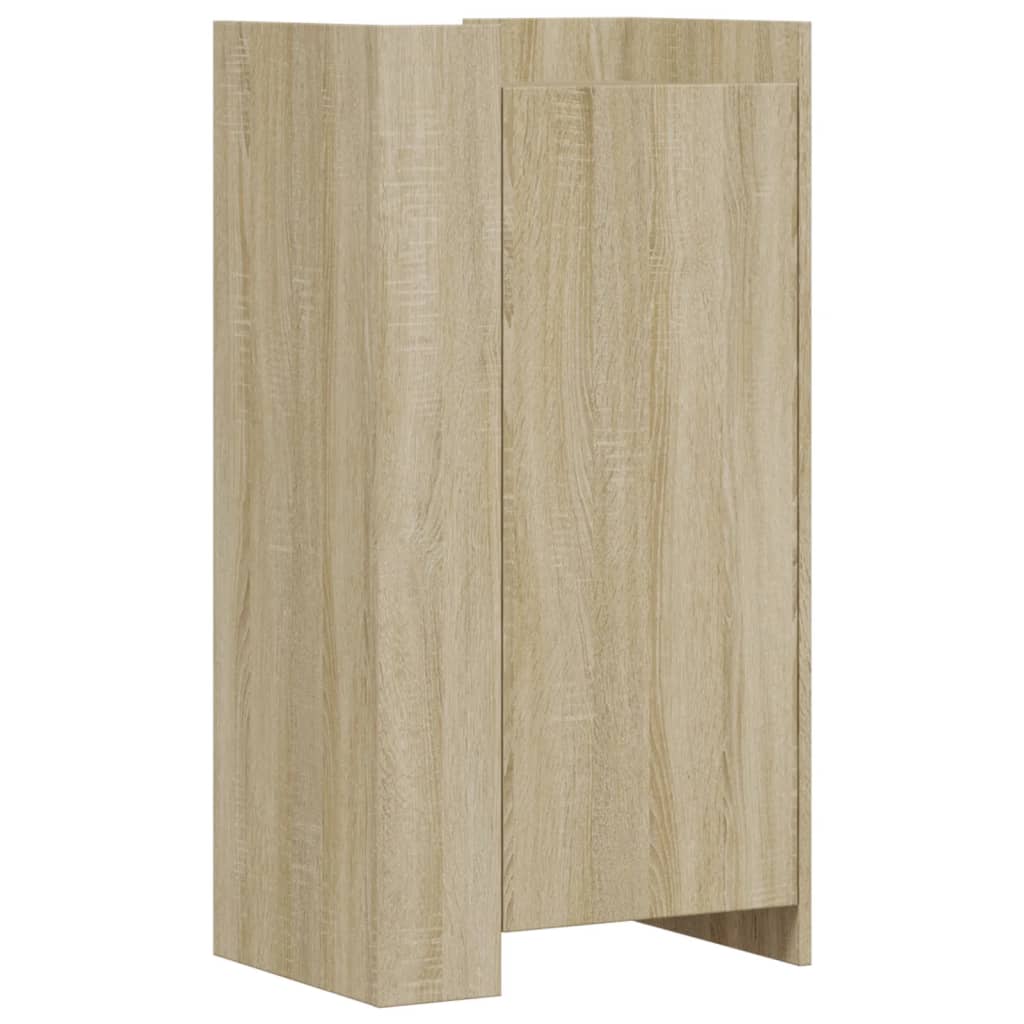 Vidaxxl Schuhschrank 52x37,5x100 cm Holzwerkstoff Sonoma-Eiche-farbig