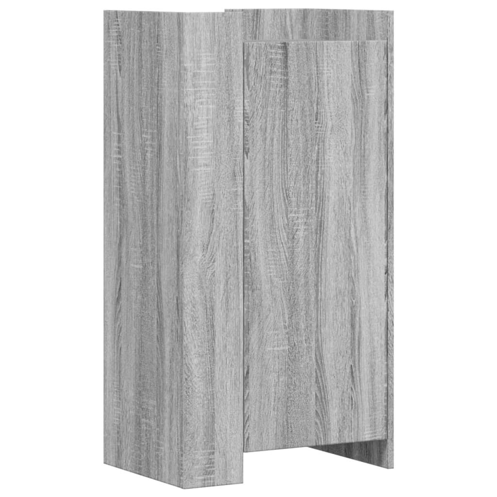 Vidaxl Shoe Cabinet 52x37.5x100 cm Property Wood Grey Sonoma Oak