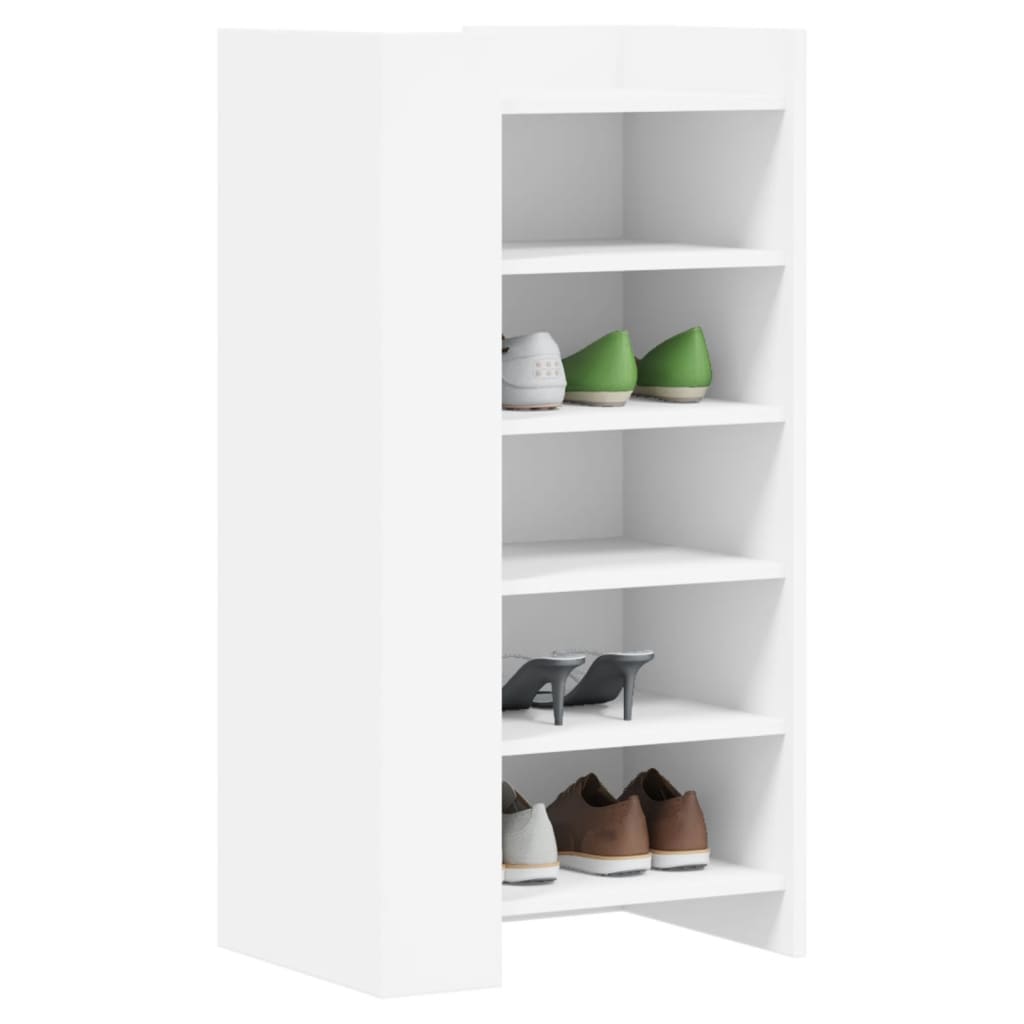 Vidaxx Schuhschrank 52x37,5x100 cm Holzwerkstoff weiß