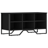 Vidaxl Shoe Cabinet 90x38x45,5 cm Property Wood Black