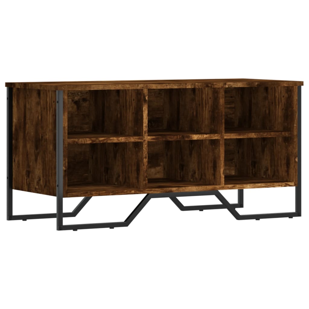 Vidaxx Schuhschrank 90x38x45,5 cm verarbeitetes Holz, geräucherte Eiche