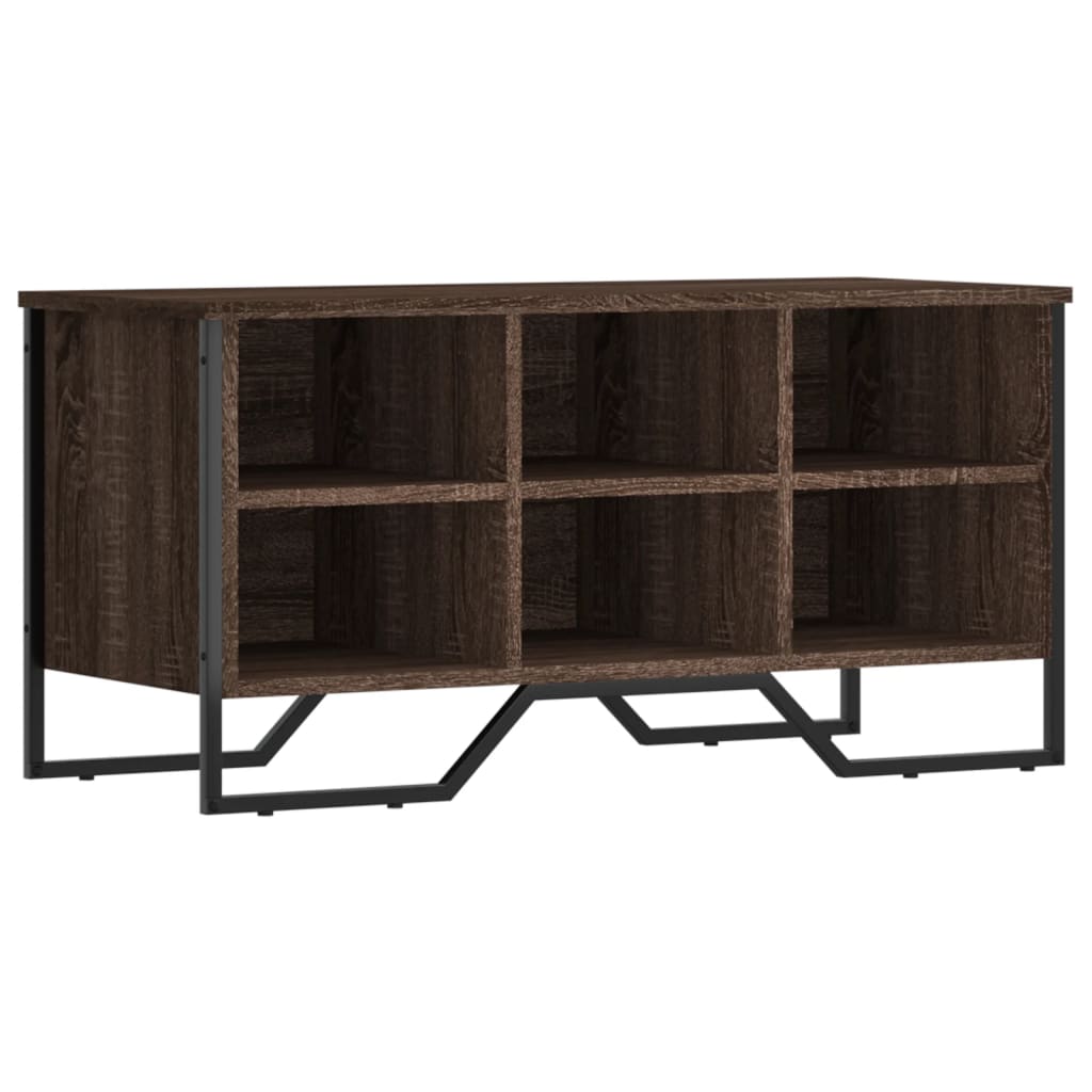 Vidaxx Schuhschrank 90x38x45,5 cm, fertiges Holz, braune Eiche