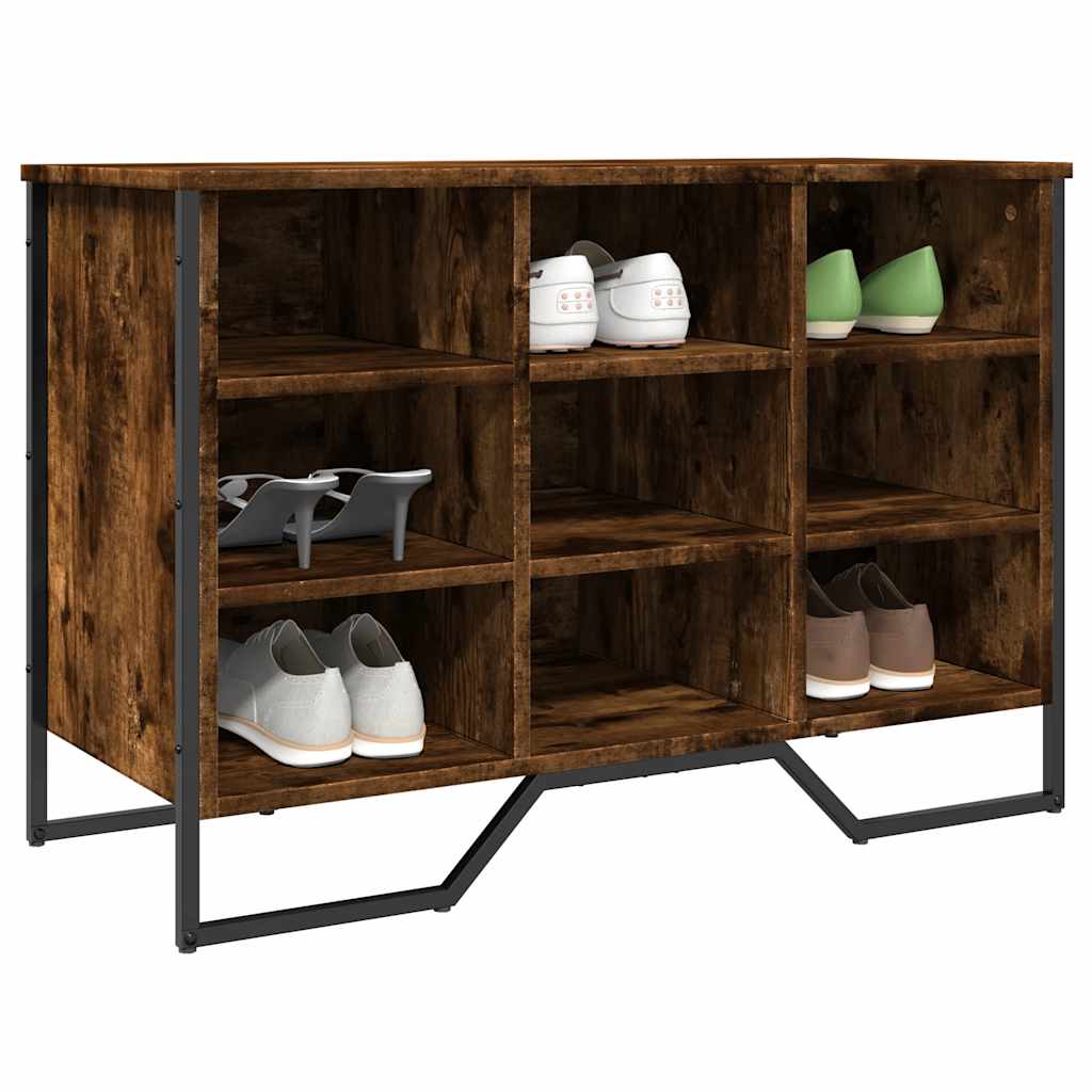 Vidaxx Schuhschrank 90x38x61,5 cm verarbeitetes Holz, geräucherte Eiche