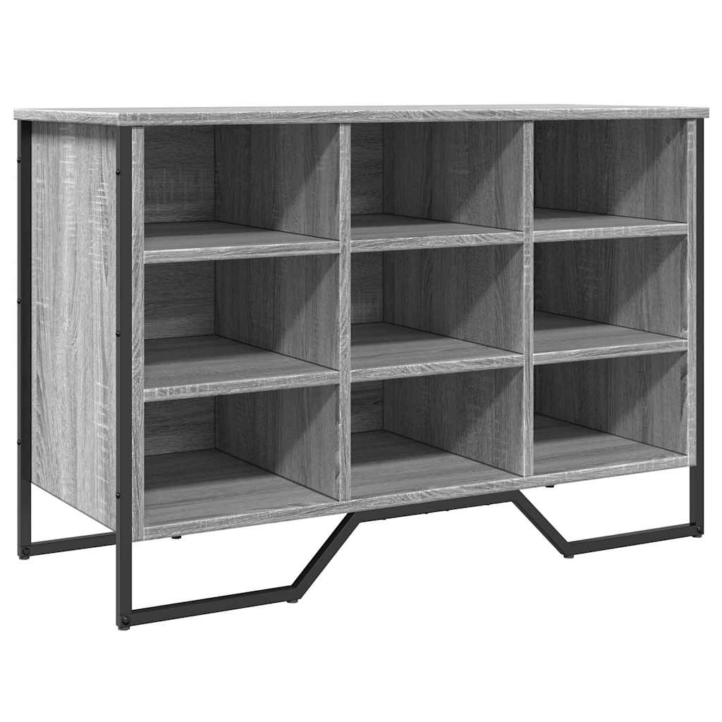 Vidaxx Schuhschrank 90x38x61,5 cm, Holzwerkstoff, Farbe Sonoma-Eiche, Grau
