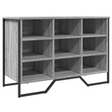 Vidaxx Schuhschrank 90x38x61,5 cm, Holzwerkstoff, Farbe Sonoma-Eiche, Grau