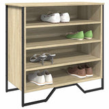 VidaXL Schuhschrank 80x38x78 cm Holzwerkstoff Sonoma-Eiche