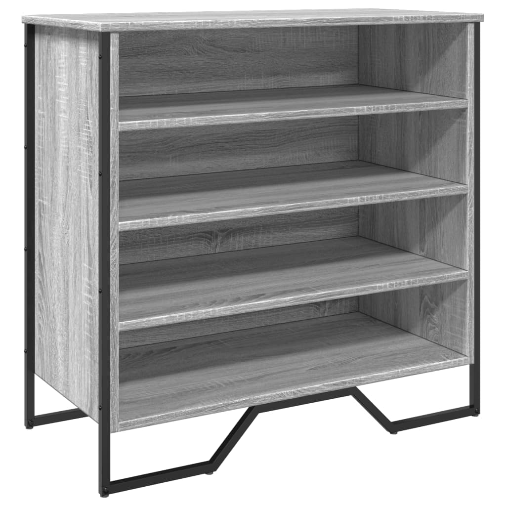 Vidaxx Schuhschrank 80x38x78 cm, Holzwerkstoff, Sonoma-Eiche grau