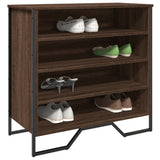 VidaXL shoe cabinet 80x38x78 cm Properted wood brown oak -colored