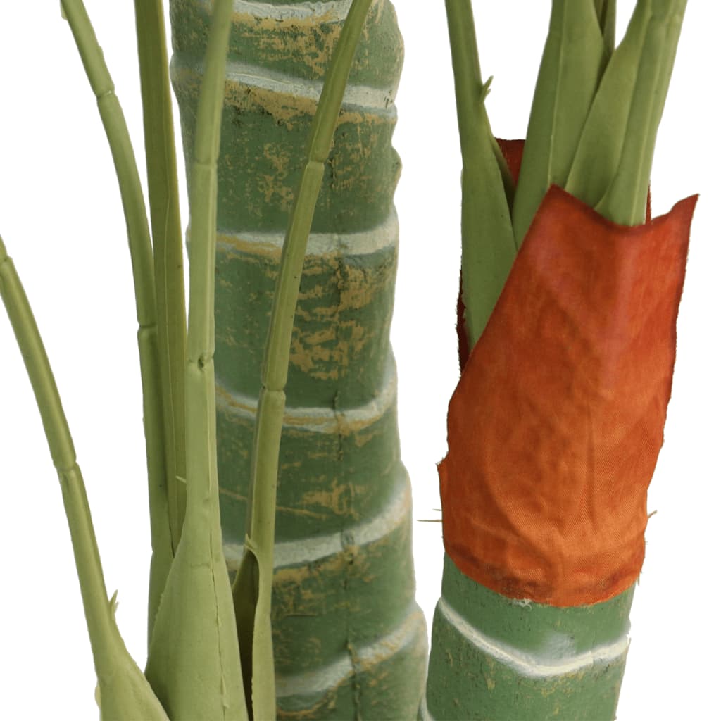 Vidaxl künstliche Palme mit 3 Stämmen 120 cm Polypropylen grün