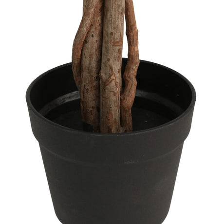 Vidaxl künstlicher Zitronenbaum mit 3 Stämmen 85 cm Polypropylen grün