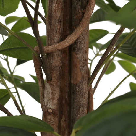 Vidaxx künstlicher Zitronenbaum mit 3 Stämmen 120 cm Polypropylen grün