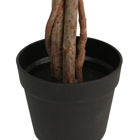 Vidaxx künstlicher Zitronenbaum mit 3 Stämmen 120 cm Polypropylen grün