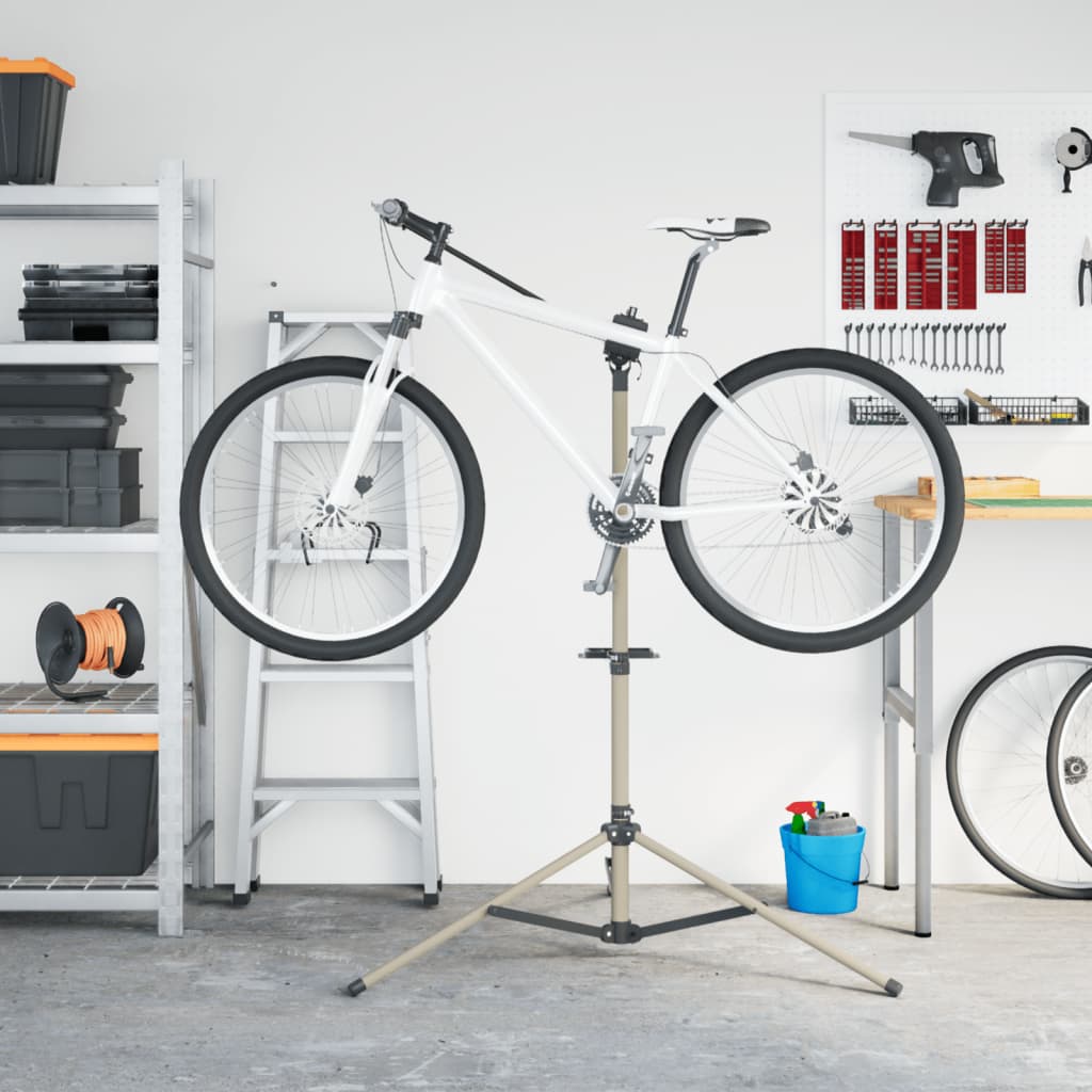Vidaxx faltbarer Fahrradreparaturständer 120-165 cm Aluminium