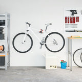 Vidaxx Fahrrad-Reparaturhalter klappbare Wandmontage aus rotem und schwarzem Stahl