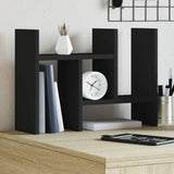 Vidaxx Schreibtisch-Organizer 34,5x15,5x35,5 cm verarbeitetes Holz schwarz