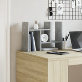 Vidaxx Schreibtisch-Organizer 34,5 x 15,5 x 35,5 cm, Holzwerkstoff, Betongrau