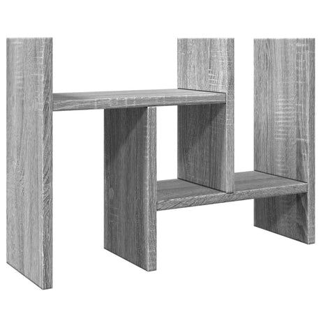 Vidaxxl Schreibtisch-Organizer, 34,5 x 15,5 x 35,5 cm, Holzwerkstoff, graues Sonoma