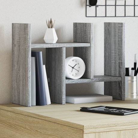 Vidaxxl Schreibtisch-Organizer, 34,5 x 15,5 x 35,5 cm, Holzwerkstoff, graues Sonoma