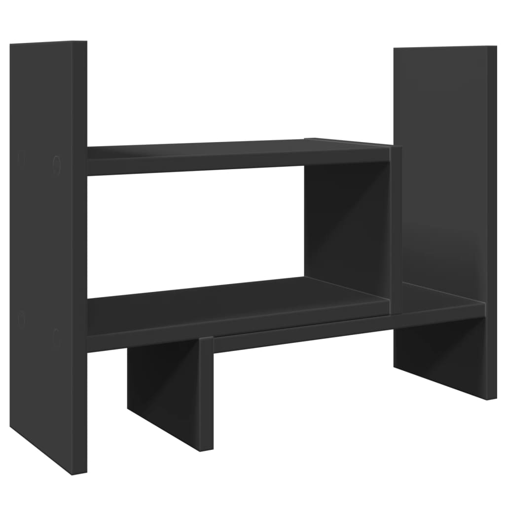 Vidaxx Schreibtisch-Organizer 38,5 x 17 x 39 cm, lackiertes Holz schwarz