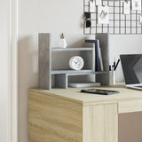 Vidaxx Schreibtisch-Organizer 38,5 x 17 x 39 cm, Holzwerkstoff, Betongrau