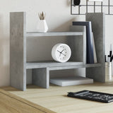 Vidaxx Schreibtisch-Organizer 38,5 x 17 x 39 cm, Holzwerkstoff, Betongrau