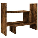 Vidaxx Schreibtisch-Organizer 38,5 x 17 x 39 cm, verarbeitetes Holz, Farbe geräucherte Eiche
