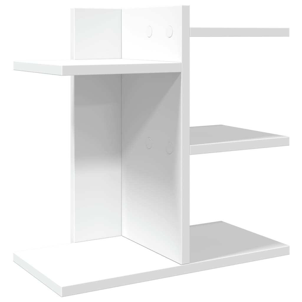 Organizator biroja Vidaxl 42x21.5x42 cm predelana lesa bela