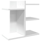 Vidaxl Bureau Organizer 42x21.5x42 cm de madera procesada blanca