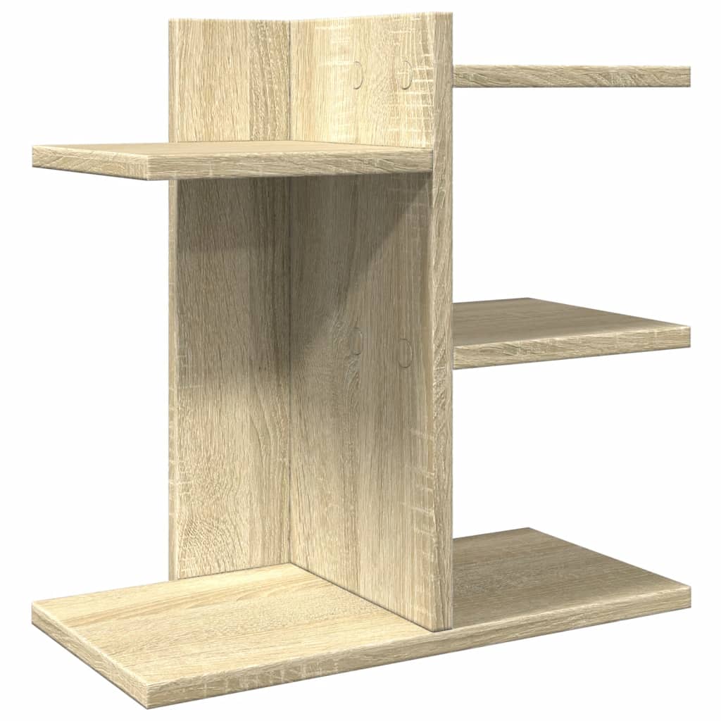 Organizator biroja Vidaxl 42x21.5x42 cm Predelani les Sonoma Oak obarvan