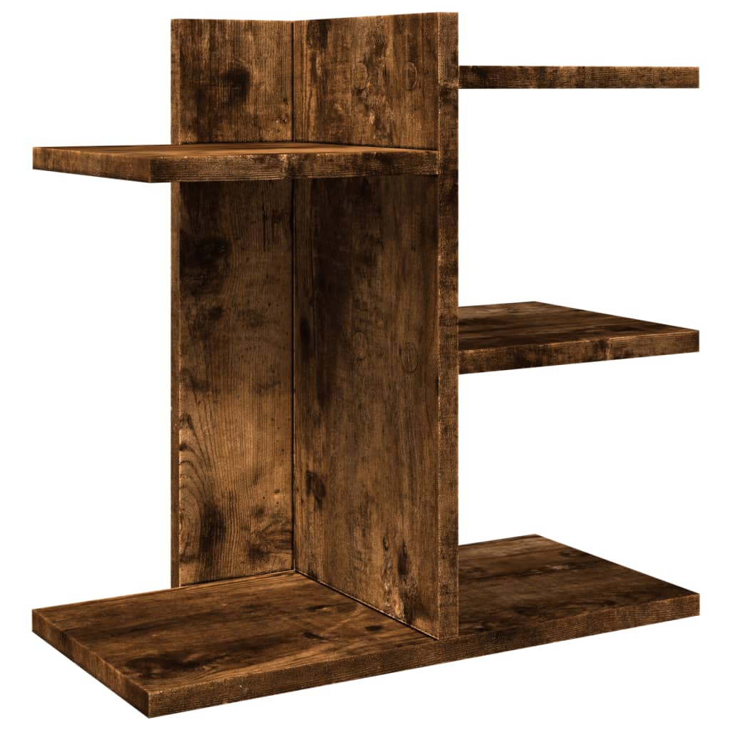 Vidaxx Schreibtisch-Organizer 42 x 21,5 x 42 cm, verarbeitetes Holz, Farbe geräucherte Eiche