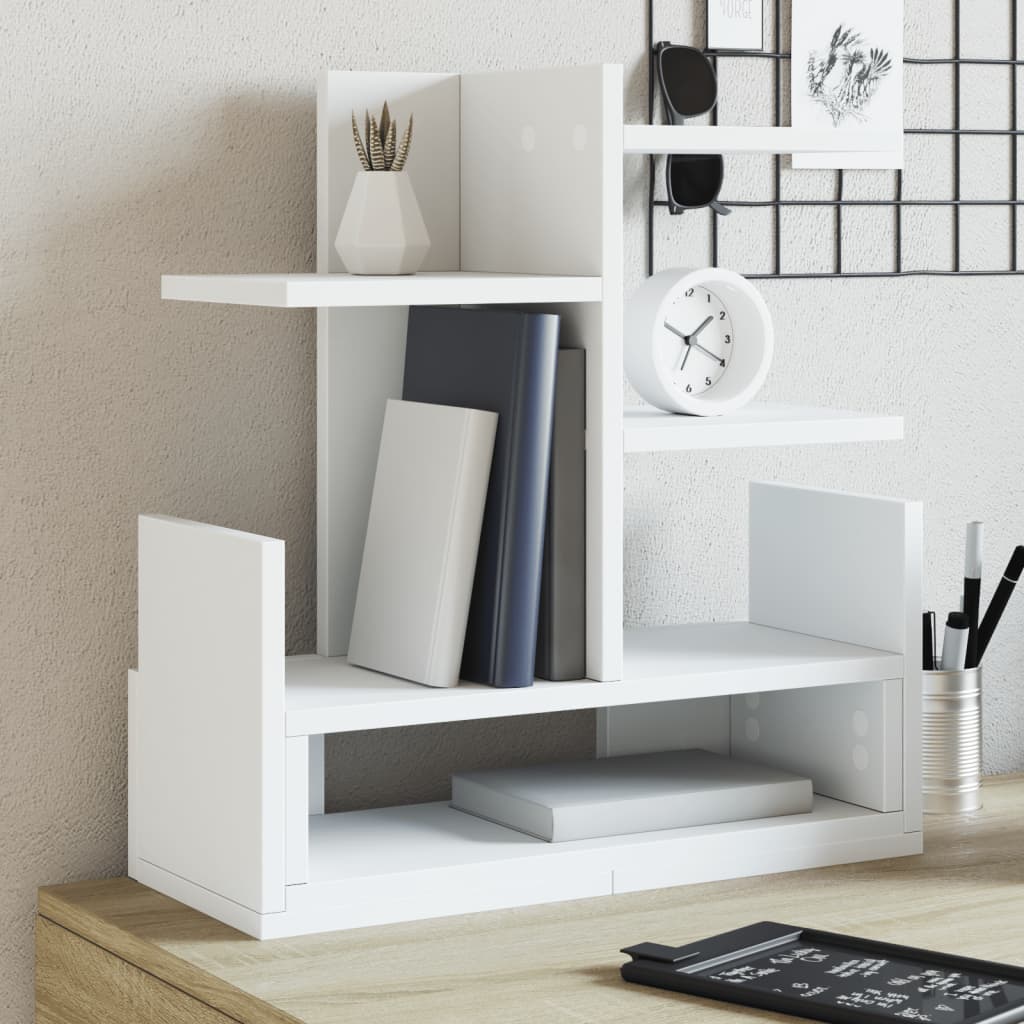 Vidaxx Schreibtisch-Organizer 49x20x52,5 cm Holzwerkstoff weiß