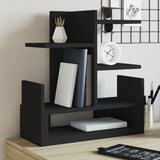 Vidaxx Schreibtisch-Organizer 49x20x52,5 cm verarbeitetes Holz schwarz