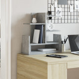 Vidaxx Schreibtisch-Organizer 49 x 20 x 52,5 cm, Holzwerkstoff, Betongrau