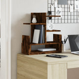Vidaxx Schreibtisch-Organizer 49 x 20 x 52,5 cm, verarbeitetes Holz, Farbe geräucherte Eiche
