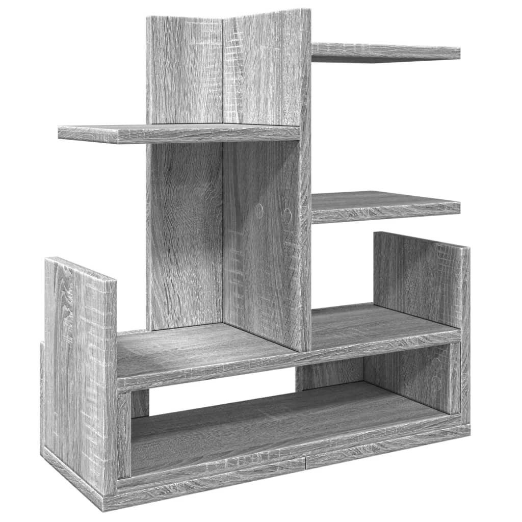 Organizator biroja Vidaxl 49x20x52,5 cm predelana lesena siva Sonoma Oak