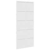 Vidaxx Schiebetür 90x208 cm Kiefer massiv weiß