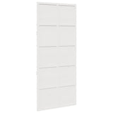 Vidaxl Porte coulissante 90x208 cm en pin massif blanc