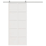 Vidaxl sliding door 90x208 cm Solid pine white