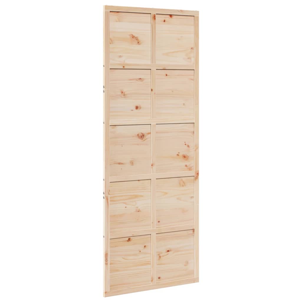 Vidaxx Schiebetür 80x208 cm massives Kiefernholz