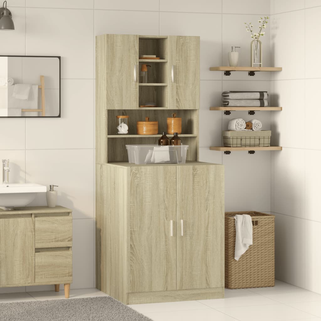 Vidaxx Waschmaschinenschrank 70,5x24x90 cm Sonoma-Eiche-farbig