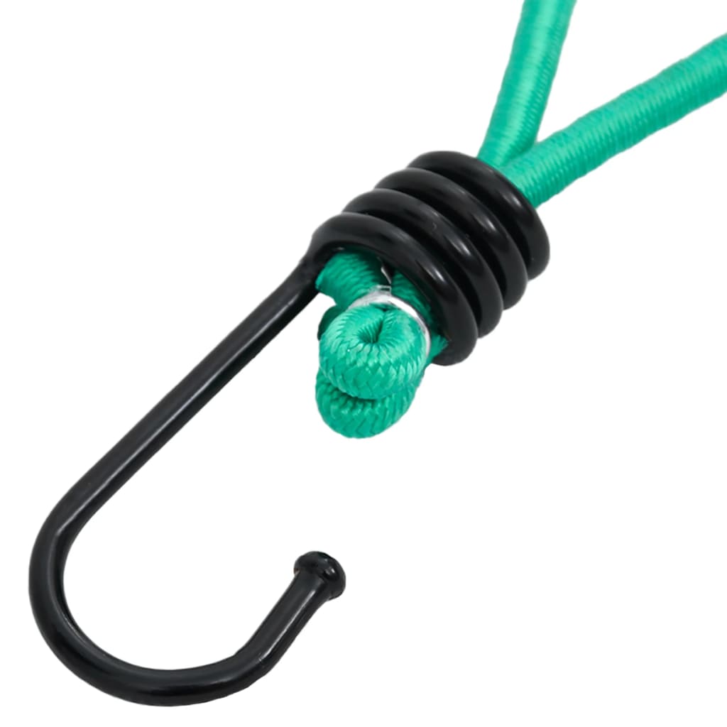 Vidaxl Spanngummis mit Haken 20 Stück 15 cm
