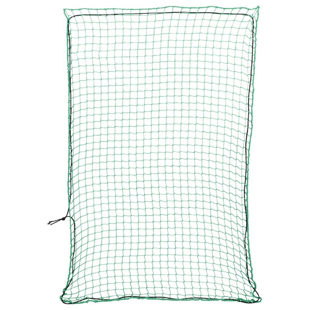 Vidaxx Anhängernetz elastisches Seil 2,2x1,5 m Polypropylen grün