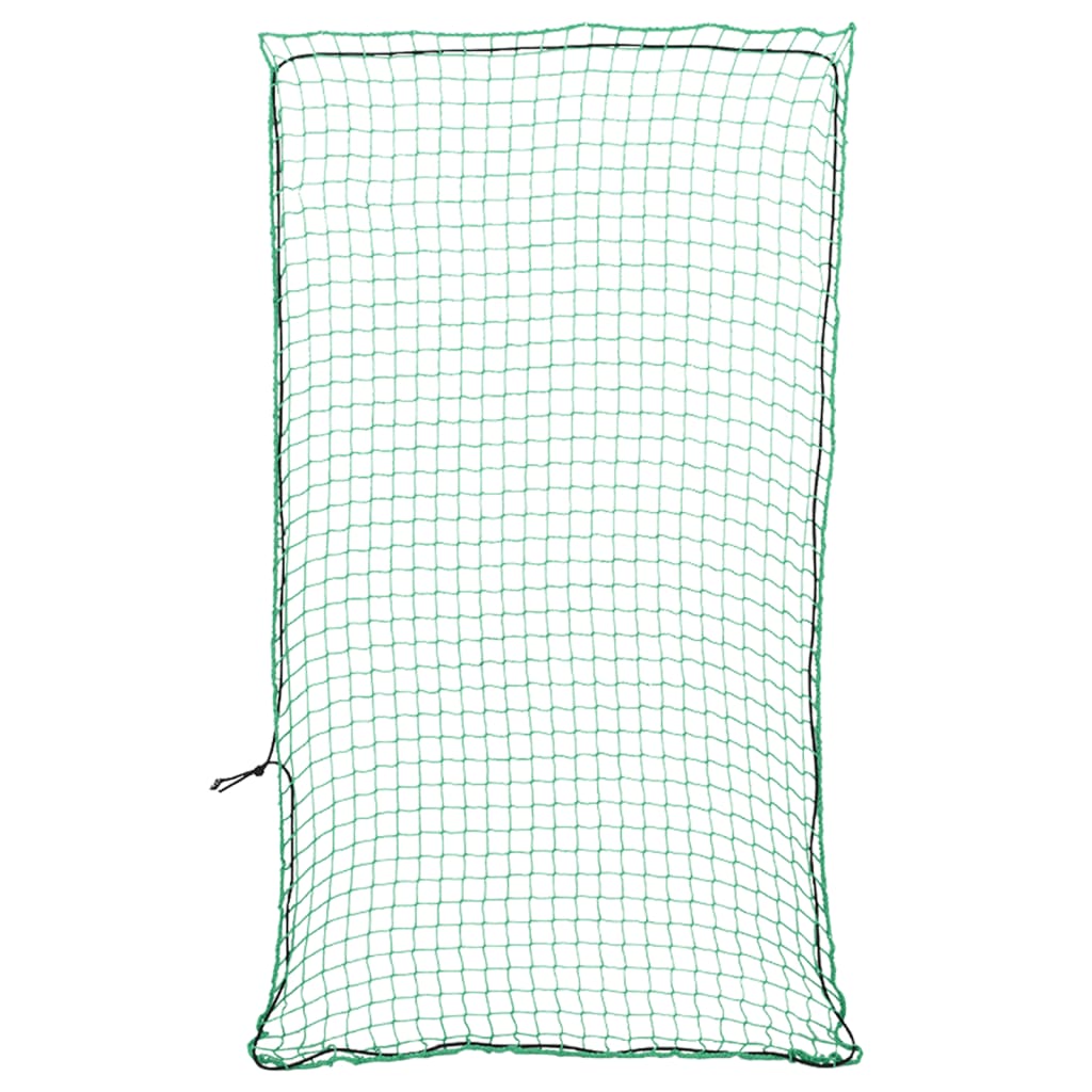 Vidaxx Anhängernetz elastisches Seil 2,7x1,5 m Polypropylen grün