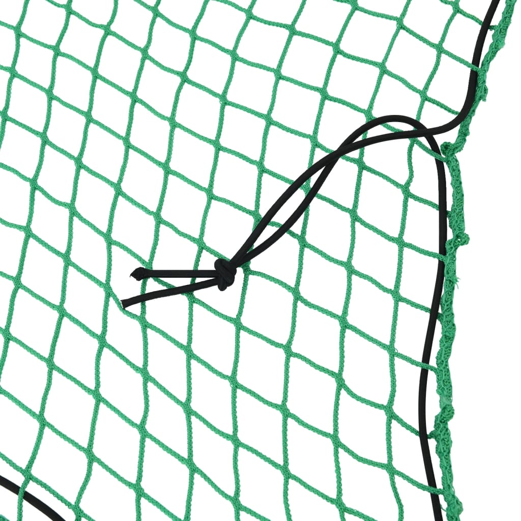 Vidaxl aanhangwagennet elastisch touw 2,7x1,5 m polypropeen groen