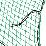 Vidaxx Anhängernetz elastisches Seil 2,7x1,5 m Polypropylen grün