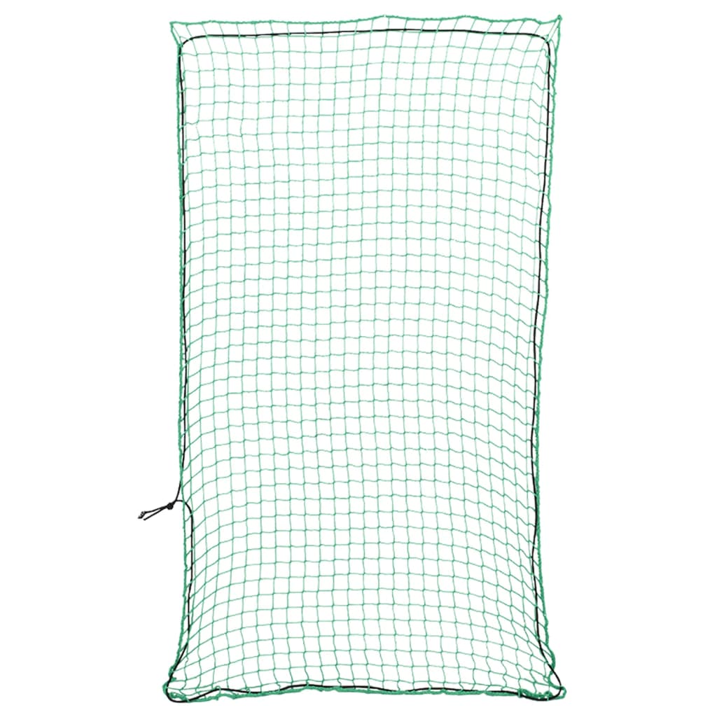 Vidaxx Anhängernetz elastisches Seil 4,5x2,5 m Polypropylen grün
