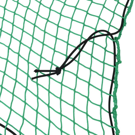 Vidaxx Anhängernetz elastisches Seil 3x3 m Polypropylen grün